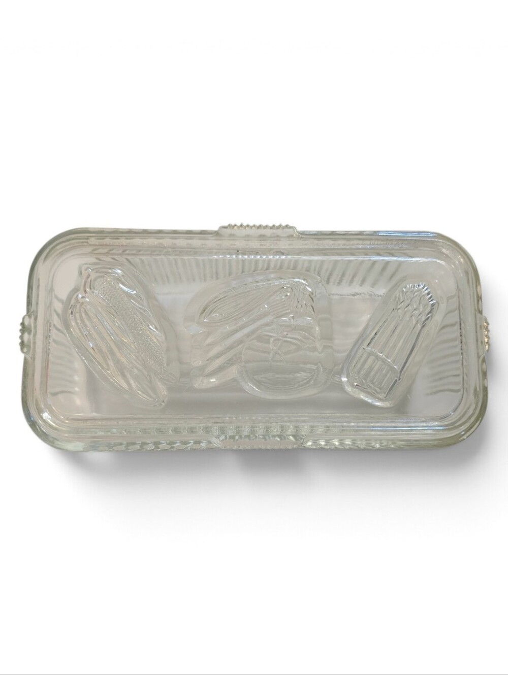 Federal Glass Clear Rectangular Refrigerator Dish With Lid
